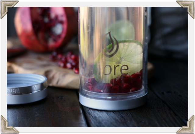 Libre Tea Glass with Infused Water