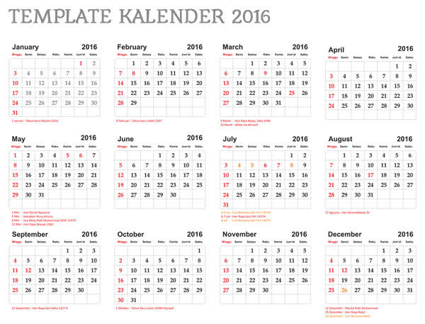 Kalender Indonesia  Download Lengkap