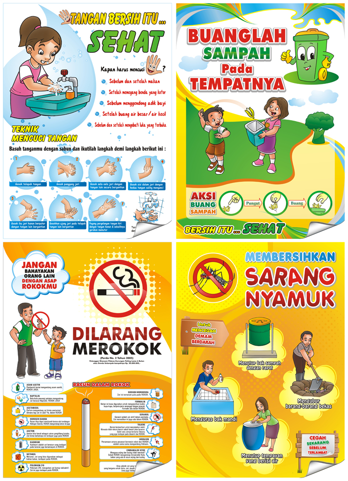 Kumpulan Contoh Desain Poster Kesehatan Kursus Komputer 