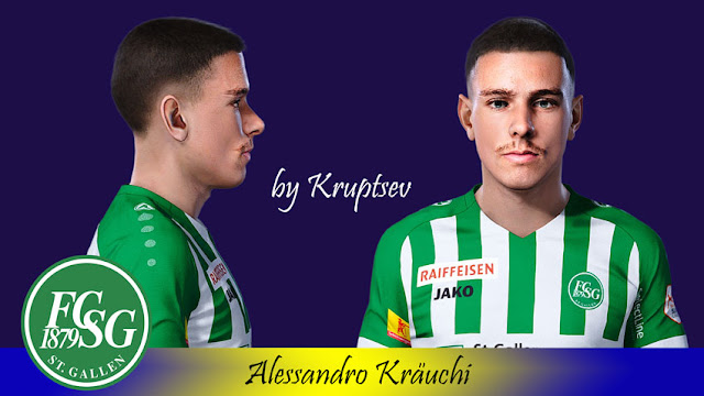 Alessandro Kräuchi Face For eFootball PES 2021