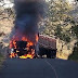  Se quema tráiler cargado de cemento