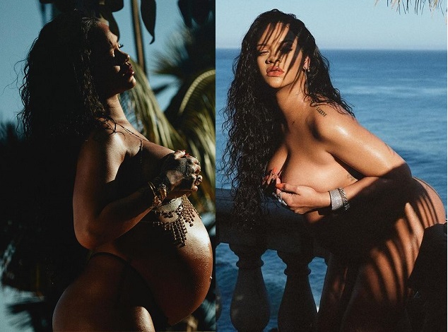 Rihanna Shares Nude Maternity Photoshoot From First Pregnancy Ahead Of Baby No. 2's Arrival [PHOTOS]