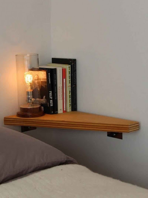 floating shelves ideas bedroom