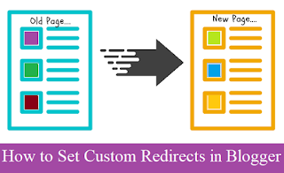 How to Set Custom Redirects in Blogger with Pictures