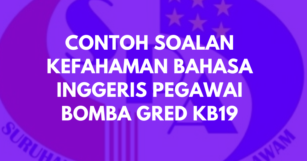 Contoh Soalan Psikometrik Pegawai Bomba - x coffee break x