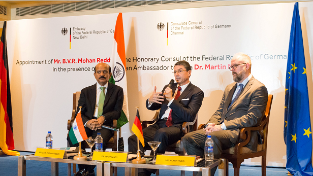 Mr. BVR Mohan Reddy appointed as the Honorary Consul of the Federal Republic of Germany