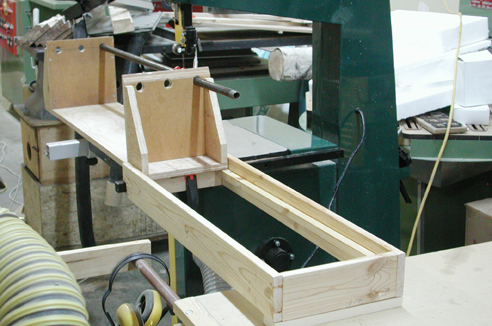 Bandsaw log sled and resaw fence for any bandsaw