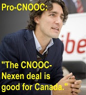 Justin Trudeau on CNOOC.