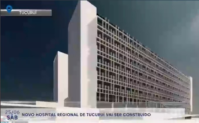 O novo Hospital Regional em Tucuruí contará com 227 leitos e será construído em uma área de 13.380 m²