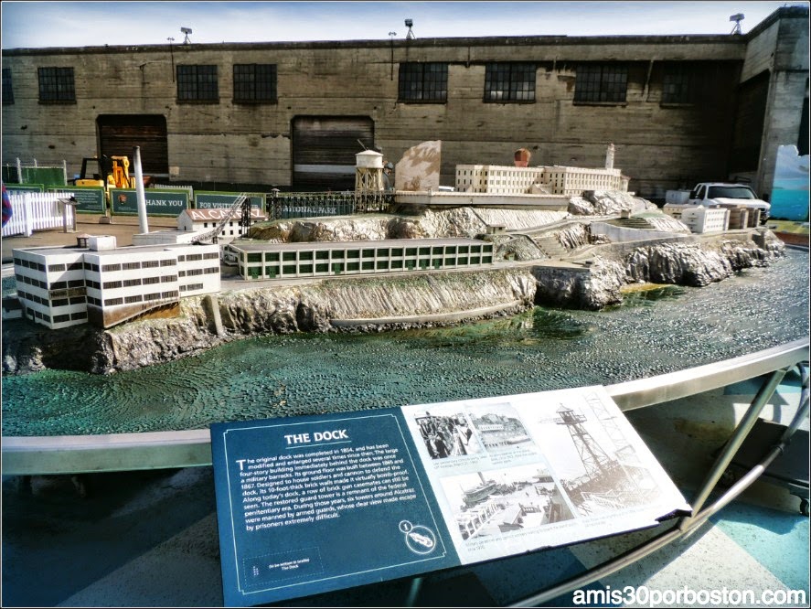 La Prisión de Alcatraz: Maqueta del Puerto