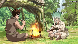 ドクターストーンアニメ 1期1話 石神千空 大木大樹 Dr. STONE Episode 1