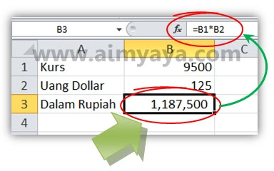 Dollar dan rupiah merupakan dua mata uang yang sering dipakai dalam transaksi di Indones Cara Menghitung Dollar ke Rupiah dan Sebaliknya di Ms Excel