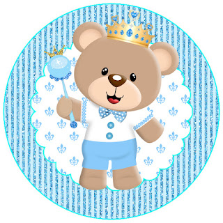 Prince Bear Free Printable Party Kit.  