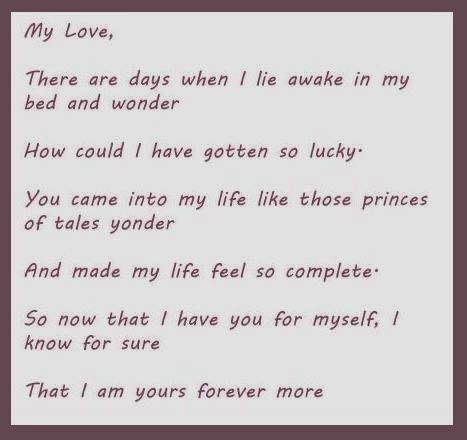 Cutest Love Poems for Him from Her