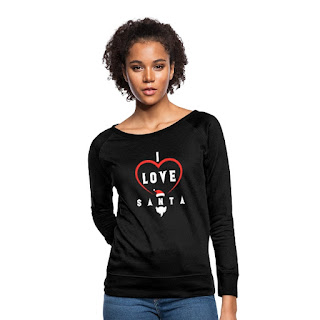 I Love You Santa Christmas Women’s Crewneck Sweatshirt