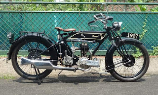 Jual motor tua klasik Brough 1917 JAP London 1917 400cc SV