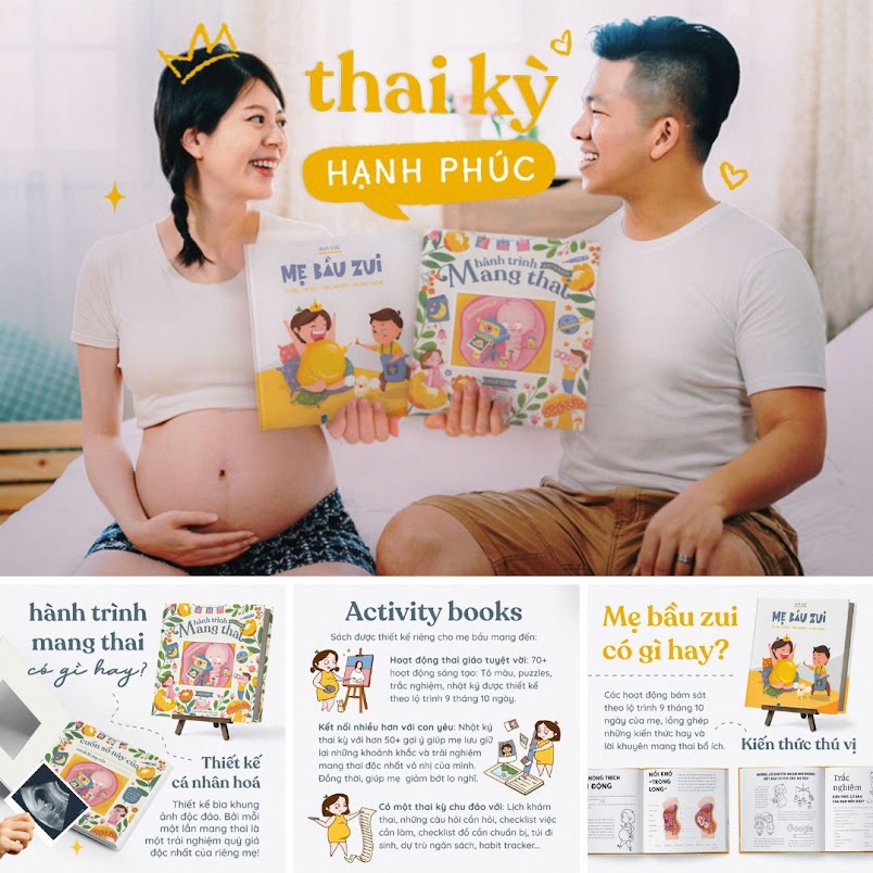 [A116] Tìm mua những cuốn sách mang thai bổ ích cho Bà Bầu