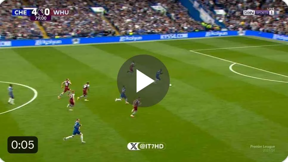 CHE 5-0 WHU: Watch Nicolas Jackson scoring brace against West Ham