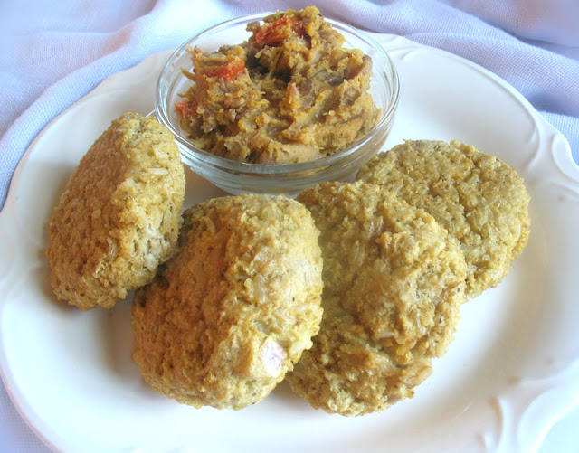 Baked Millet Brown Rice Patties