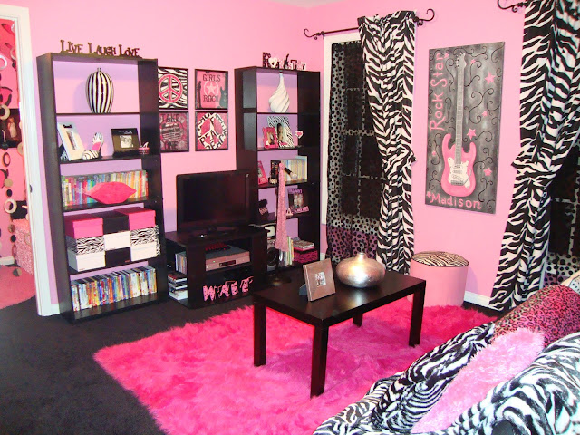 Bedroom Decorating Ideas Pink And Black