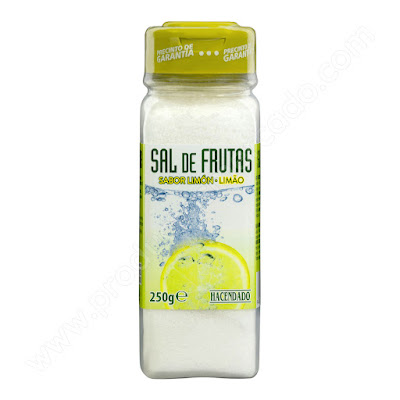 Sal de frutas sabor limón Hacendado