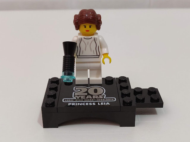 minifigure della Principessa Leia per il ventesimo anniversario