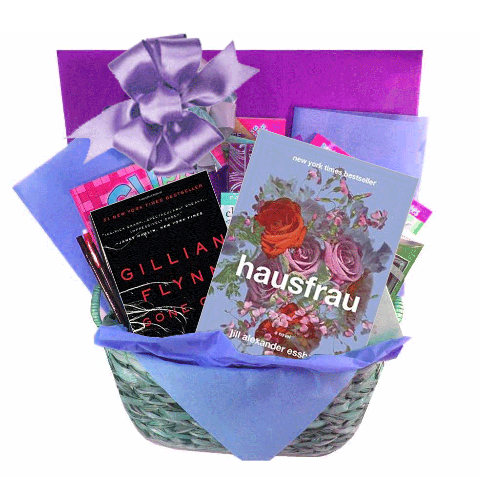 Books and Puzzles Books Gift Basket for Mothers Day