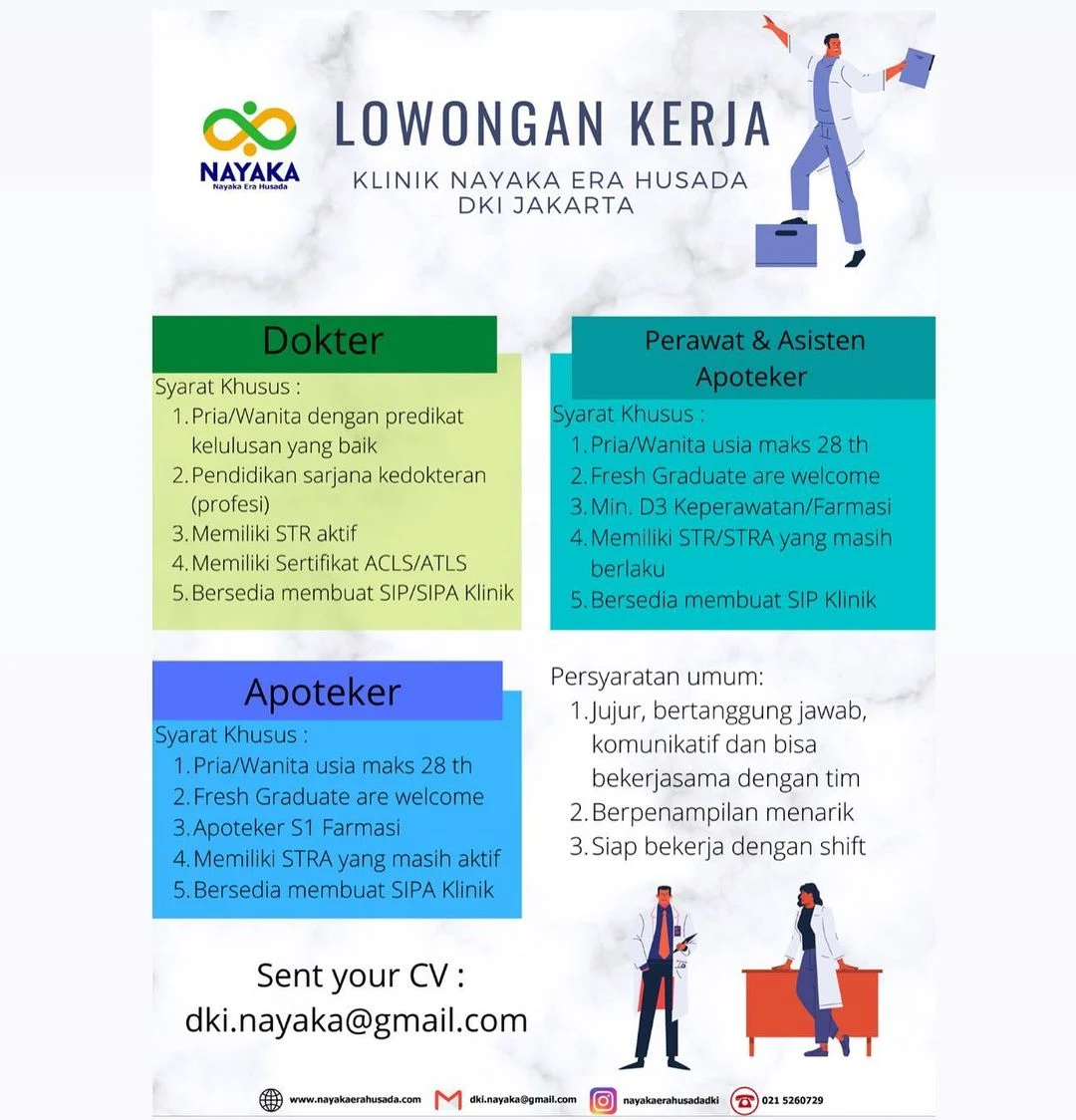 Loker Klinik Nayaka Era Husada