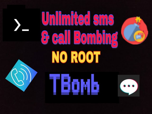 TBomb- Unlimited sms/call bombing Prank on friend | no root | bombing attack using termux
