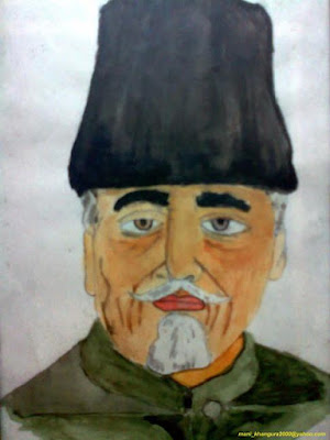 Maulana Abul Kalam Azad painting by Maninder Pal Singh