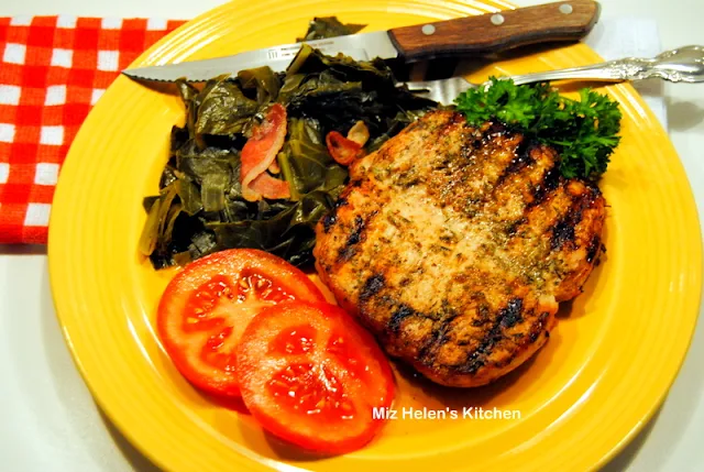 Herb Grilled Pork Chops at Miz Helen's Country Cottage