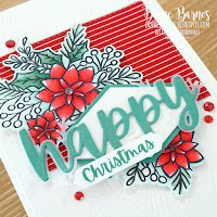 Handmade Christmas card using Stampin Up Words of Cheer stamp set and die bundle, Heartwarming Hugs paper, Timber embossing folder, rectangle stitched dies, and coloured with Stampin Blends alcohol markers. Card by Di Barnes - independent demonstrator in Sydney Australia - colourmehappy - sydneystamper - 2021 holiday christmas catalogue