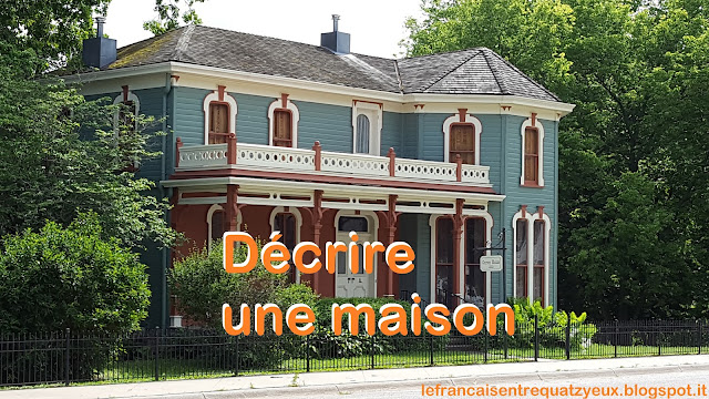 maison décrire describe house building french vocabulary