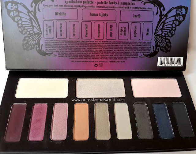 Kat Von D Chrysalis Eyeshadow Palette - Review, Photos, Swatches, Indian Beauty Blog