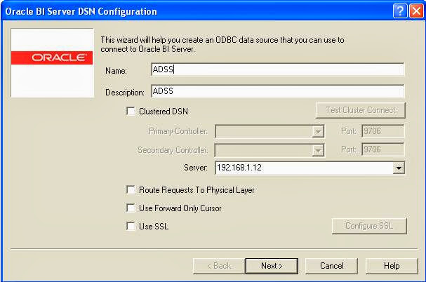 OBIEE 11g client configuration