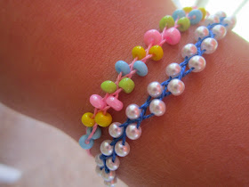 pulsera, perlas, beads