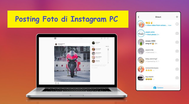 Begini Cara Posting Foto di Instagram PC