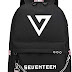 KPOP SEVENTEEN Backpack Daypack College Bag School Bag Bookbag with USB Port