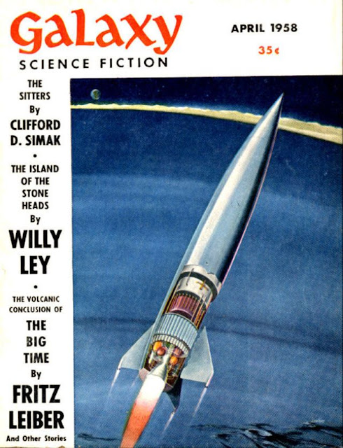 Portadas de la revista Galaxy Science Fiction en los años 50