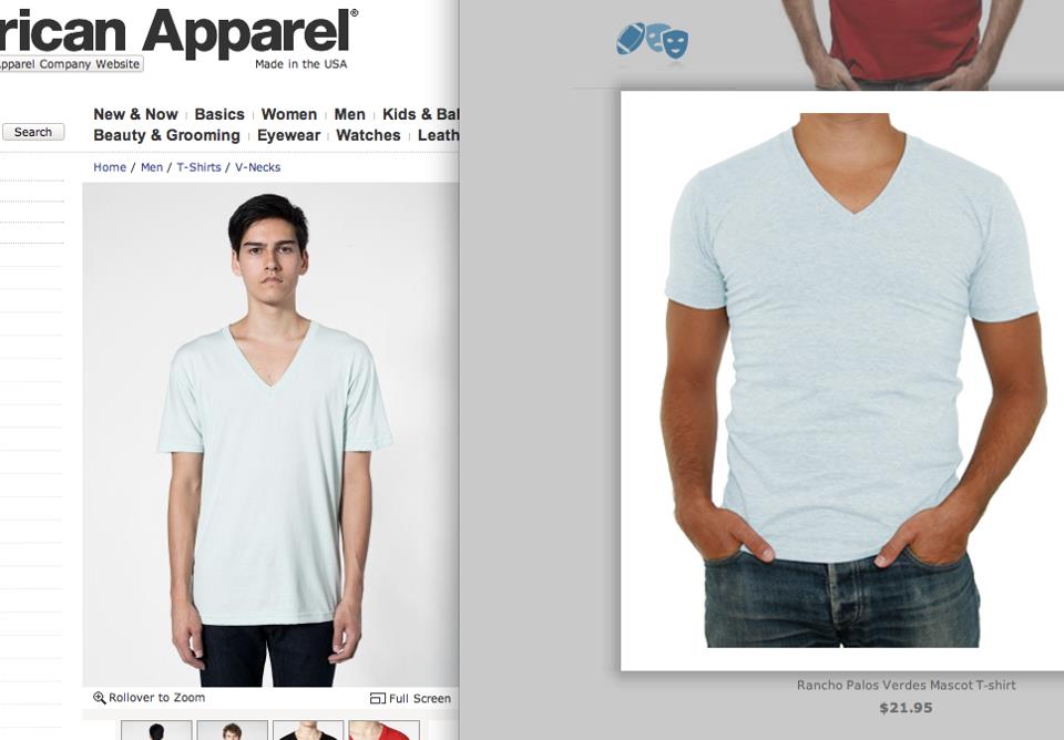 american apparel model on the left high school clothing model wearing ...