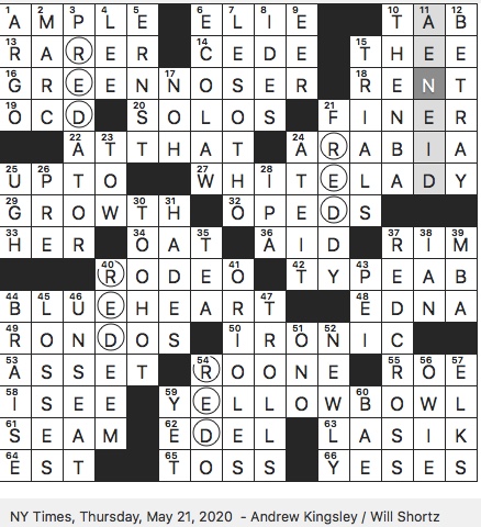 Psych crossword clue