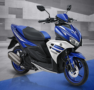 Yamaha Aerox 125 LC biru