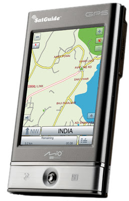 PDA with GPS navigation with new SatNav