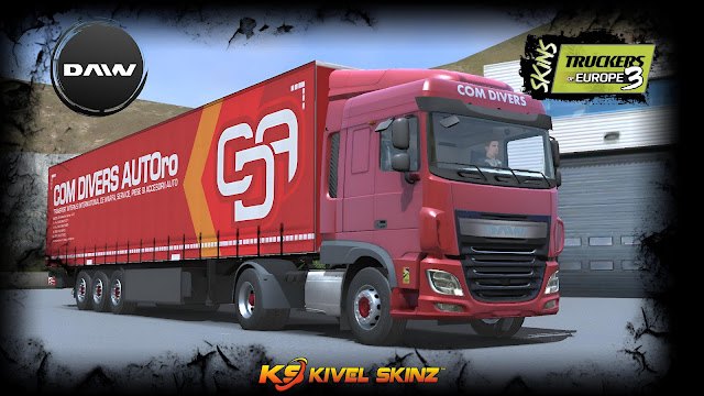 SKINS DAWN/DF - DAF XF COM DIVERS AUTO RO + COMBO