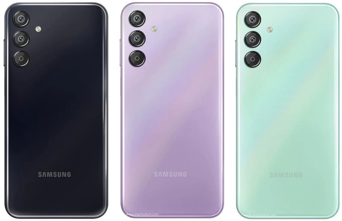 Samsung Galaxy F15 colours.
