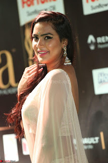 Prajna in Cream Choli transparent Saree Amazing Spicy Pics ~  Exclusive 026.JPG