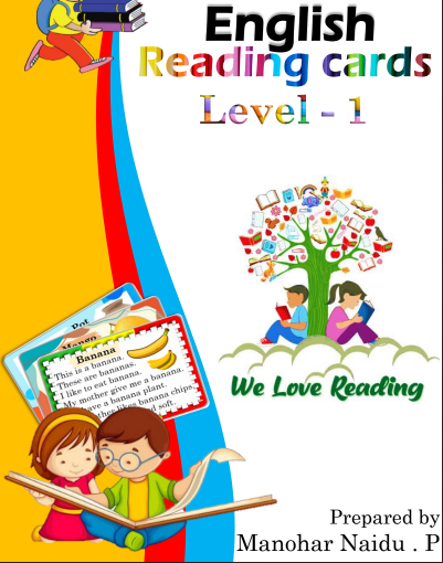 English Reading Cards PDF Download