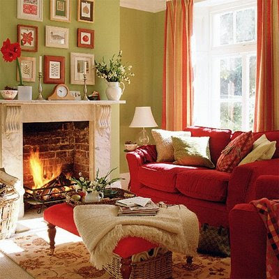 Living Room on New Love Is Colourful And Bright Living With Soft Cushions And Throw