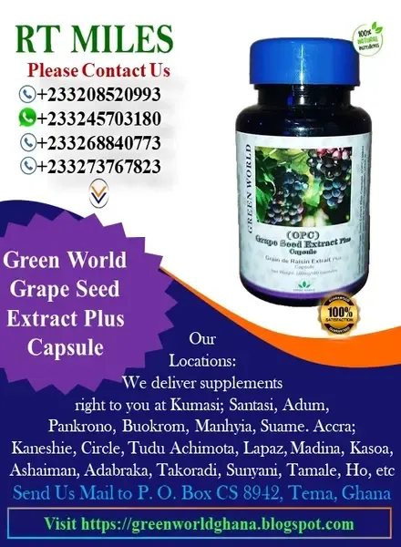 Green World Products Grape Seed Extract Plus Capsule
