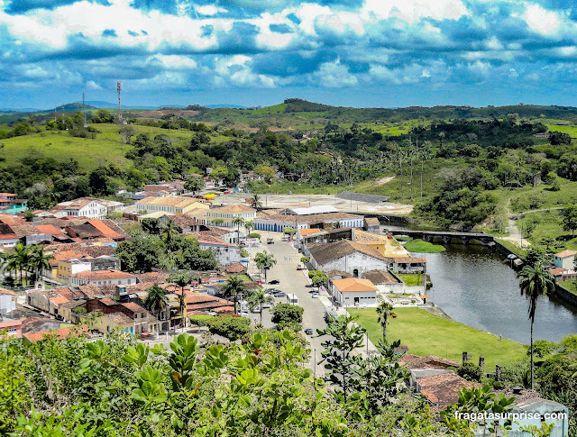 Laranjeiras, Sergipe, vista do morro do Bonfim